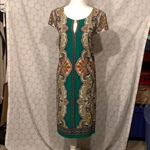Jersey knit dress, great pattern